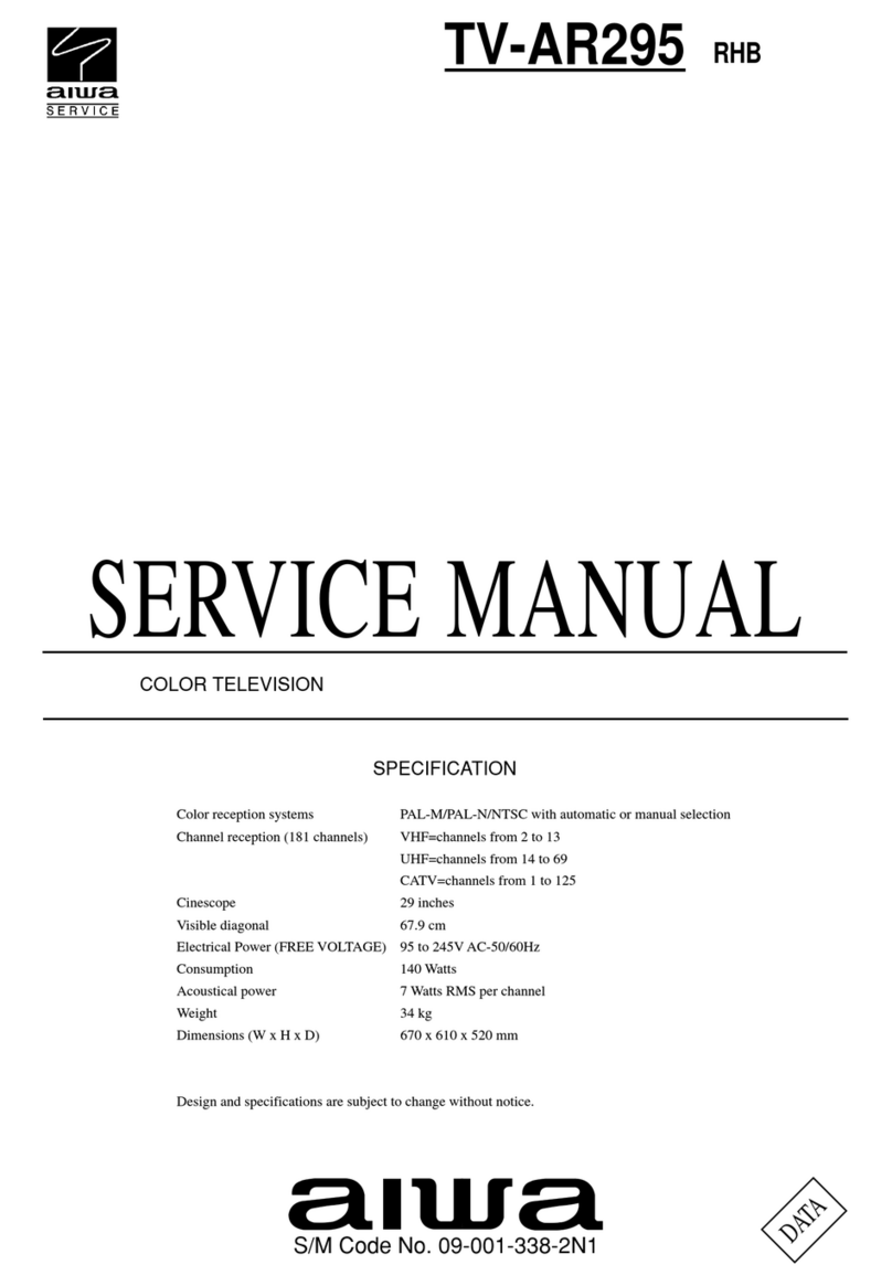 Aiwa TV-AR295 User manual Aiwa TV-AR295 User manual