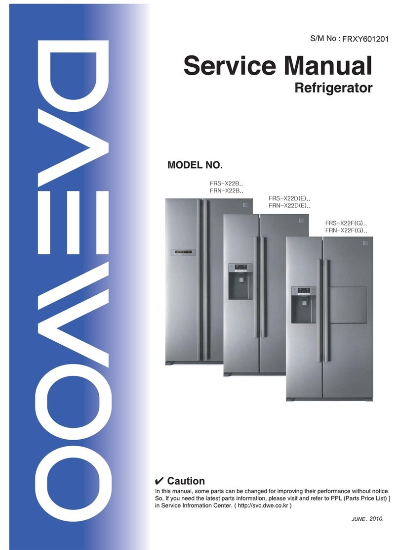 Daewoo FRS-X22B Series User manual