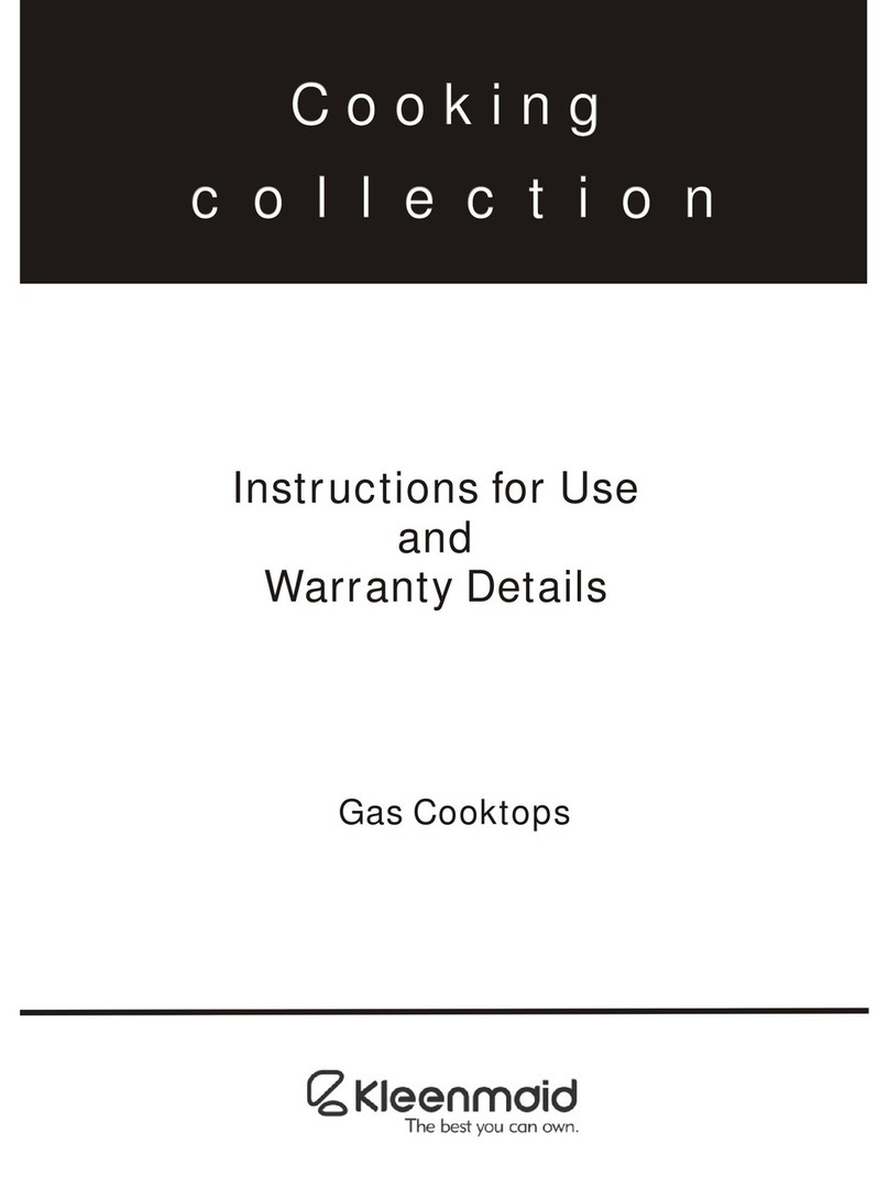 Kleenmaid CH311XFF Instructions for use