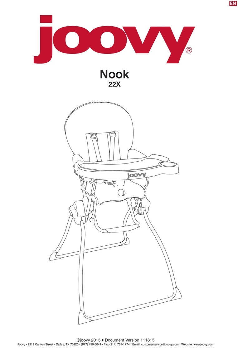 Joovy Nook 22X instruction manual