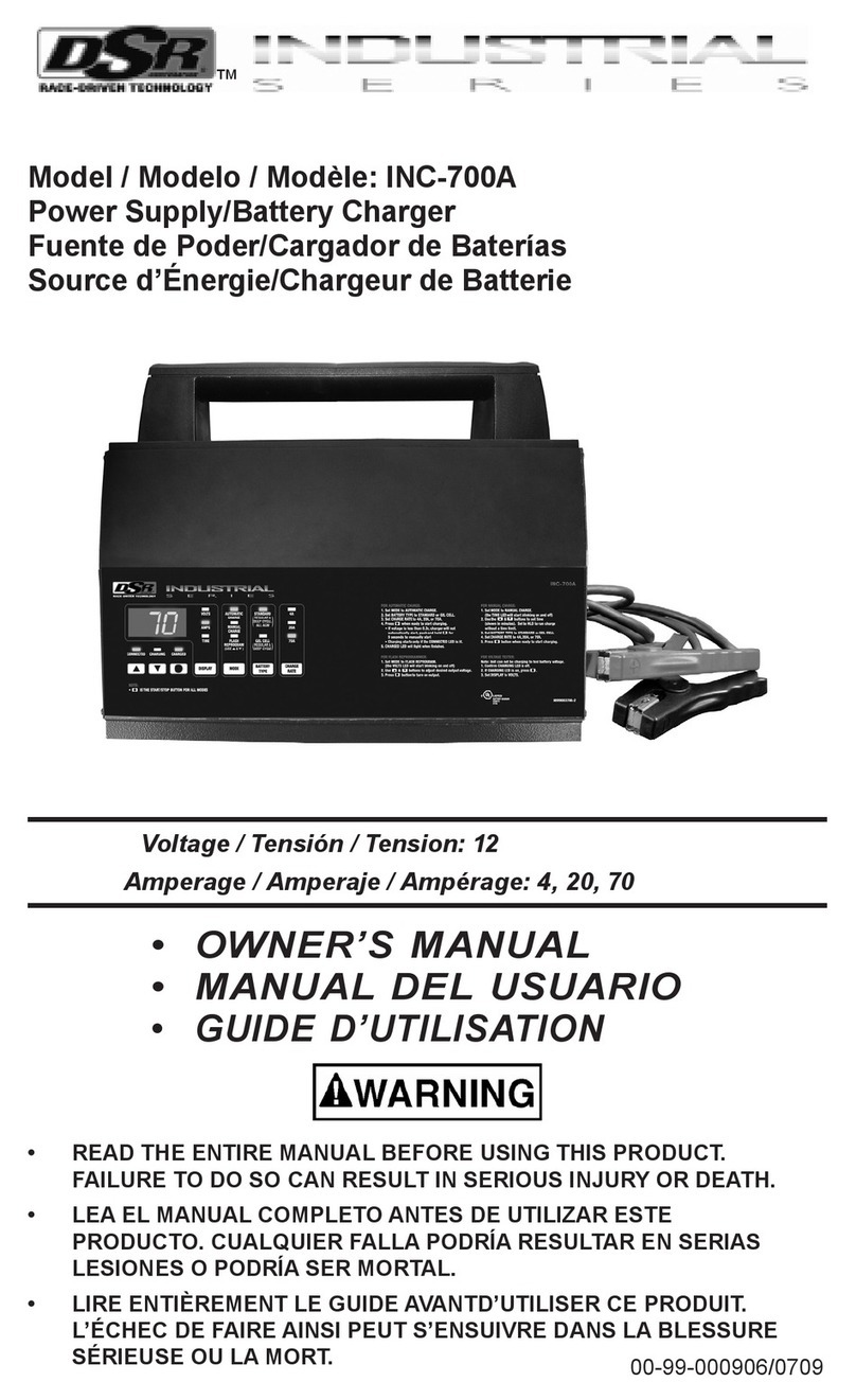 DSR INC-700A owner's manual