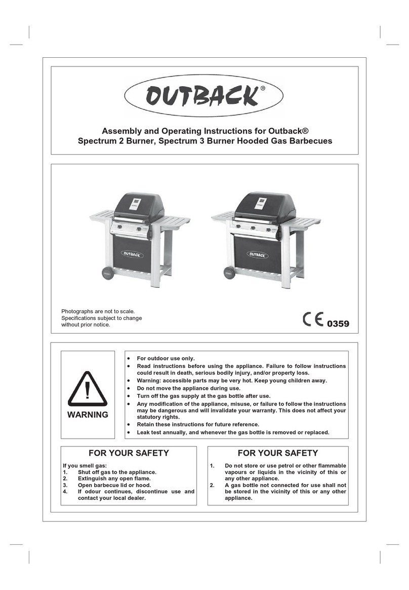 Outback Spectrum 2 Burner User manual