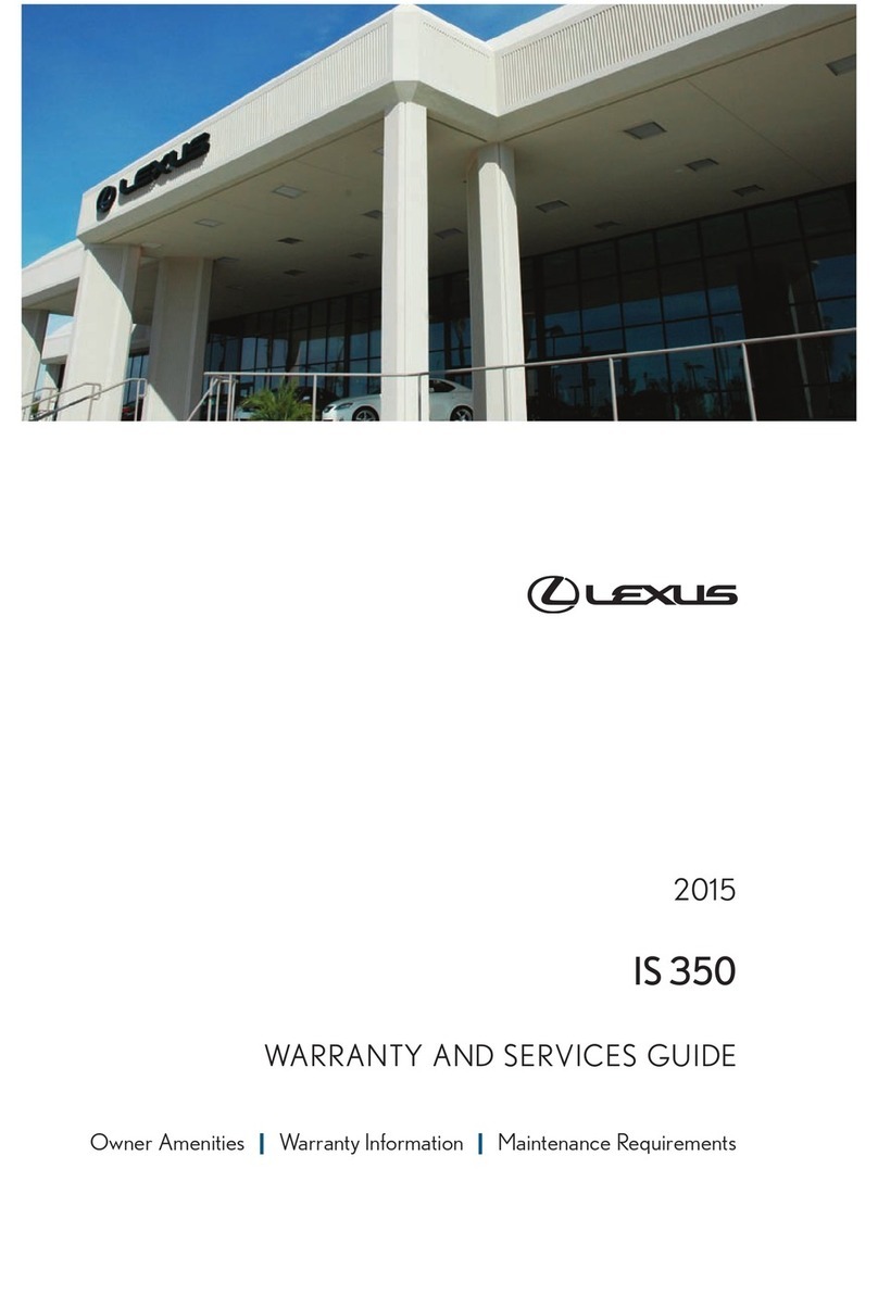 Lexus 2015 IS 350 User manual Lexus 2015 IS 350 User manual