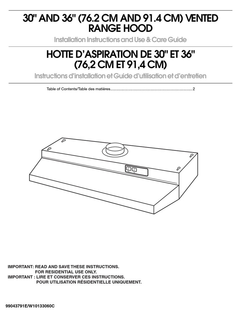 Whirlpool Build-in 30 inch Installation Instructions and Use & Care Guide