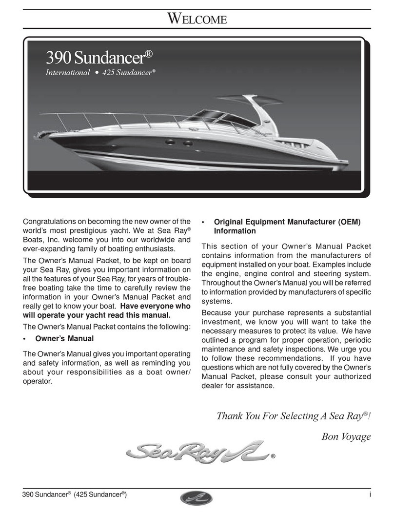 Sea Ray 390 Sundancer User manual