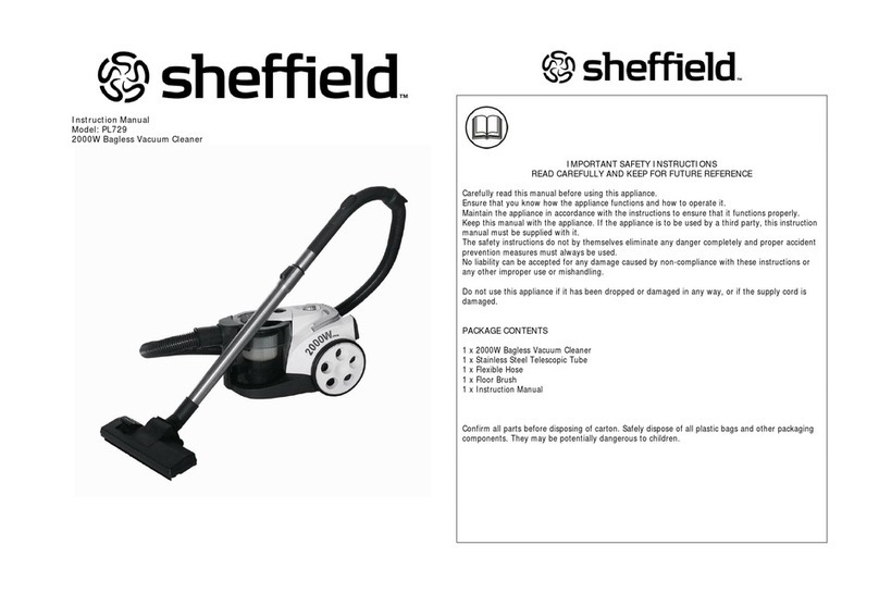 Sheffield PL729 instruction manual