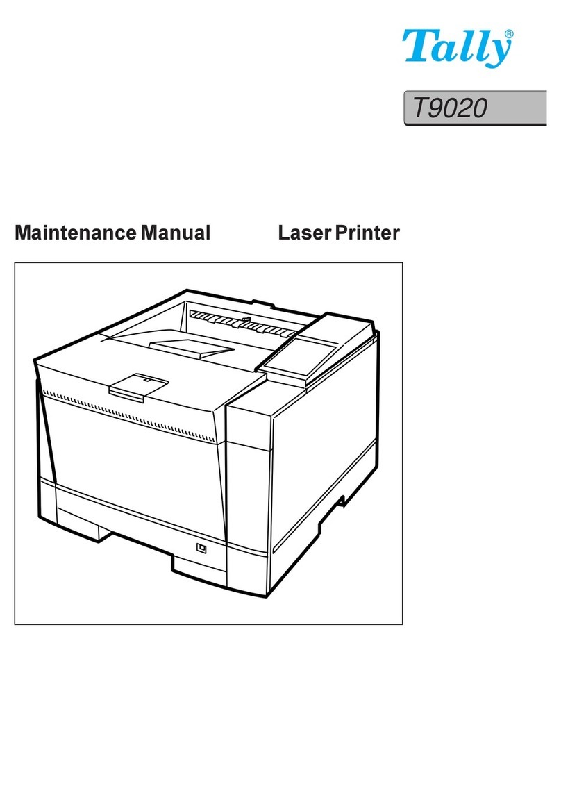 Tally T9020 User manual