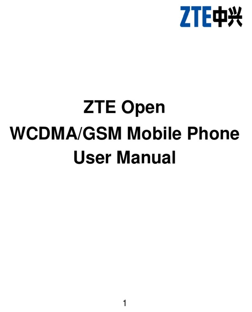 Zte WCDMA User manual