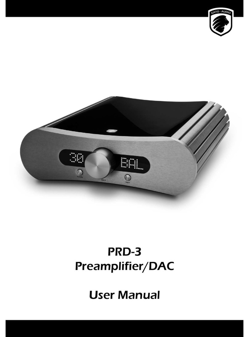 Gato Audio PRD-3 user manual