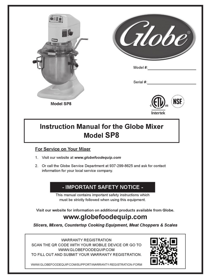 Globe SP8 User manual