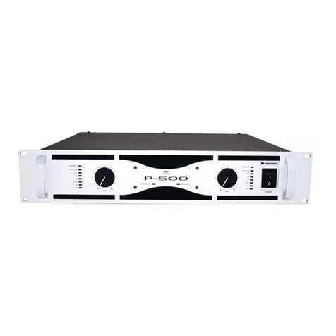 Omnitronic P-250 User manual