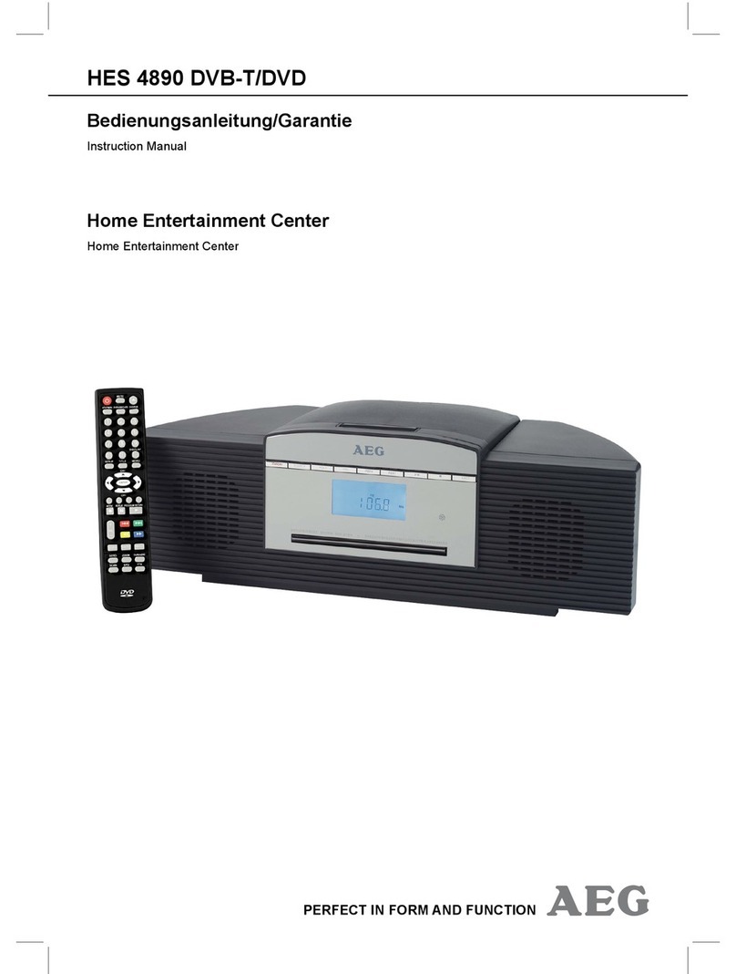 AEG HES 4890 DVB-T/DVD User manual