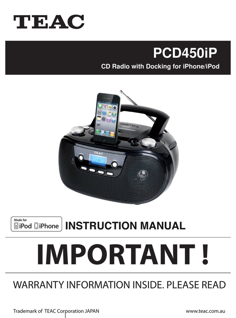 Teac PCD450iP instruction manual
