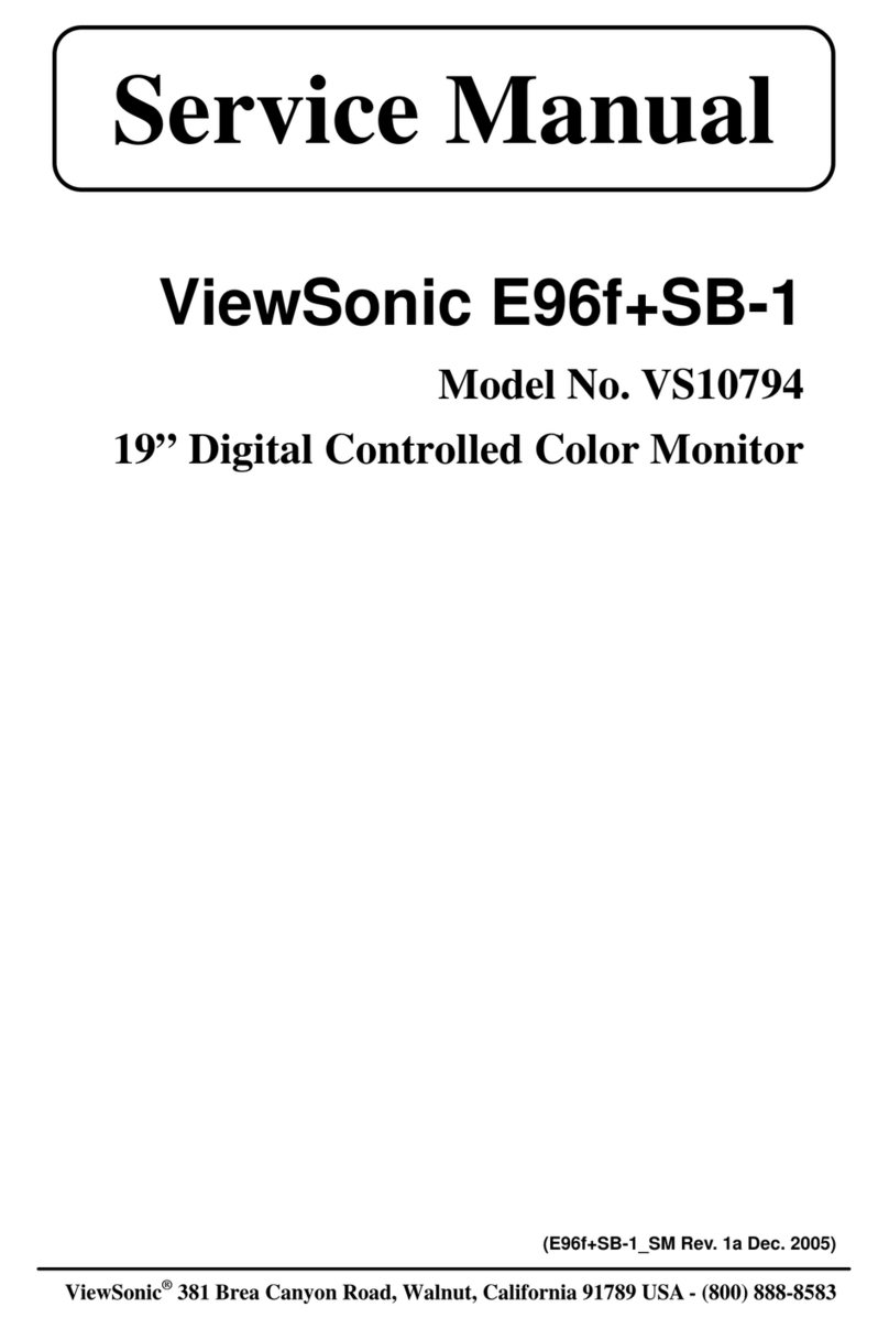 ViewSonic E96f+SB-1 User manual