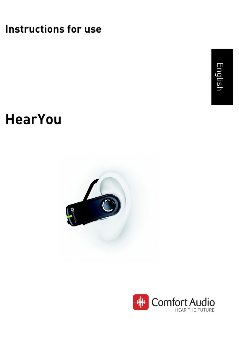 Comfort audio HearYou Instructions for use