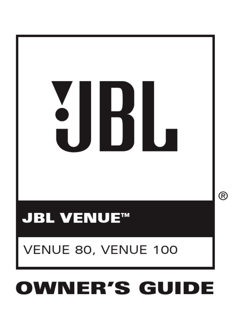JBL Venue 80 owner's guide