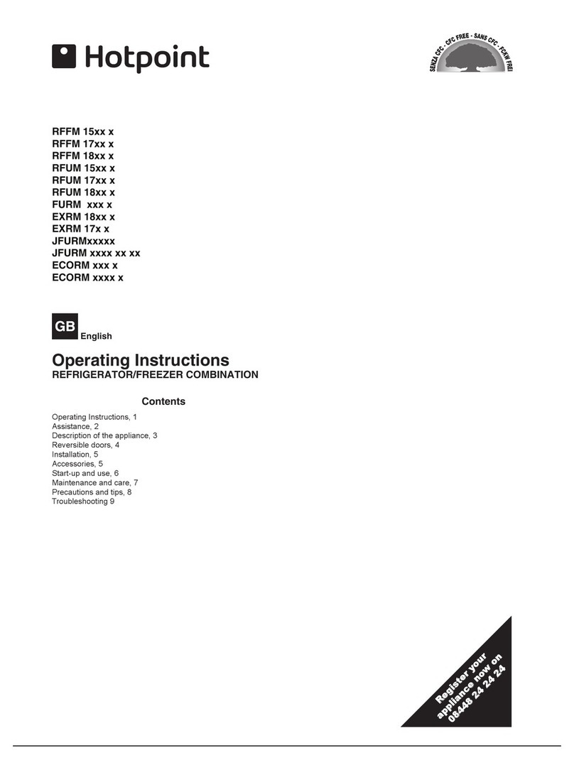 Hotpoint 15 User manual