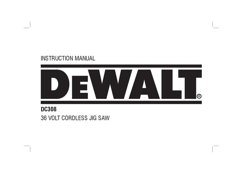 DeWalt DC308 User manual