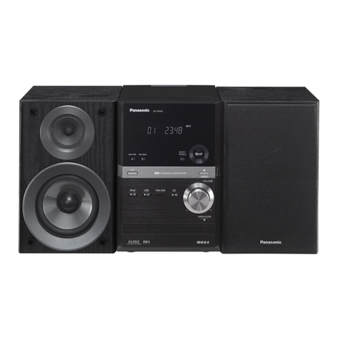Panasonic SC-PM42 operating instructions