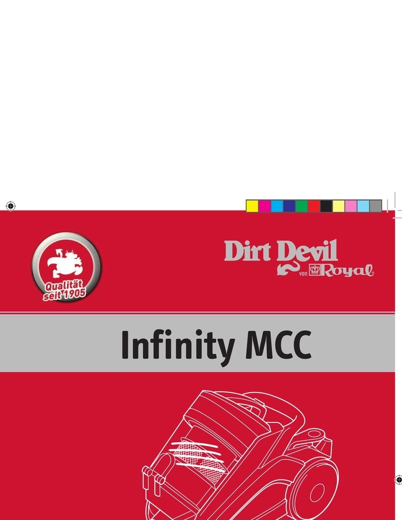 Dirt Devil Infinity MCC User manual