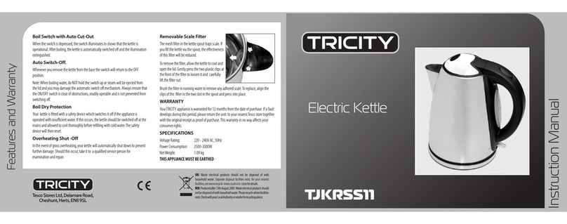 Tracity TJKRSS11 User manual