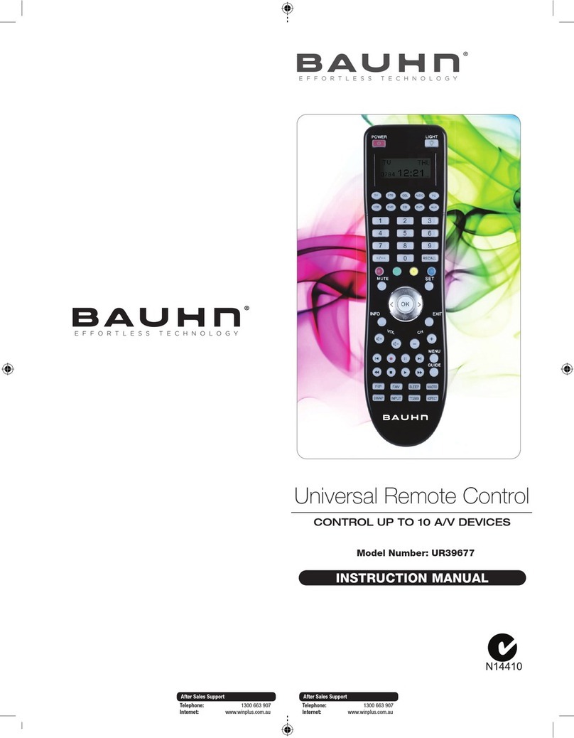 Bauhn UR39677 Instructional manual Bauhn UR39677 Instructional manual