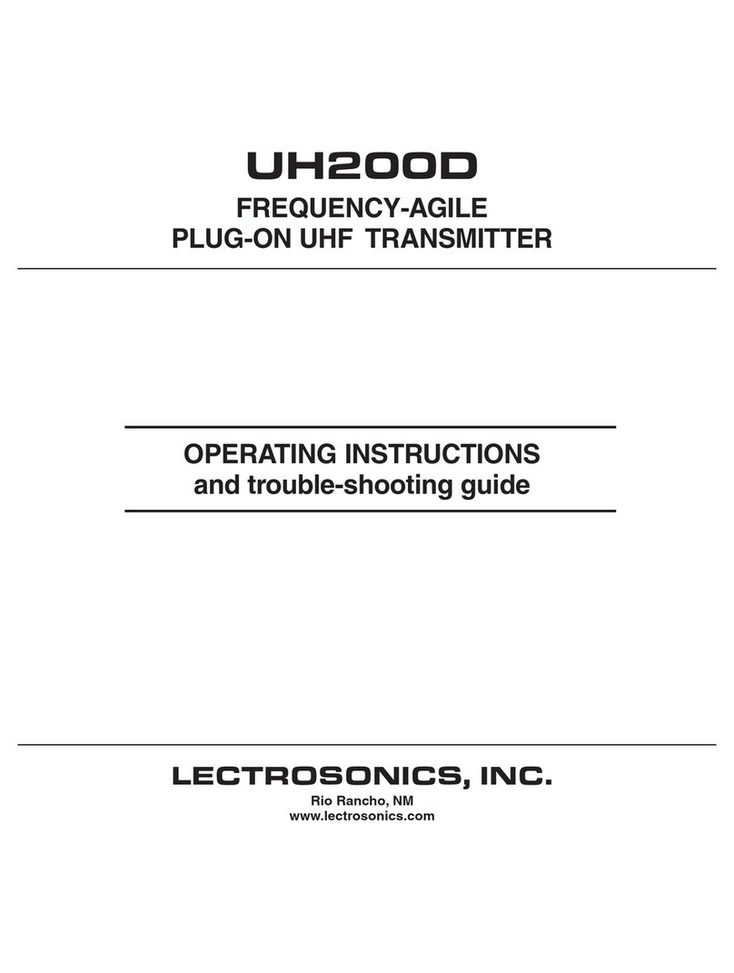 Lectrosonics UH200D User manual