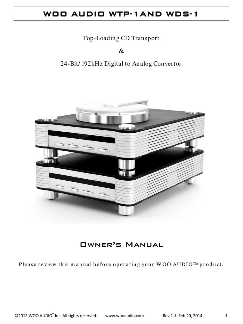 Woo Audio WTP-1 owner's manual