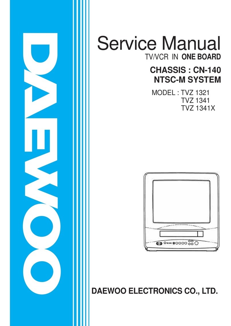 Daewoo TVZ 1341X User manual