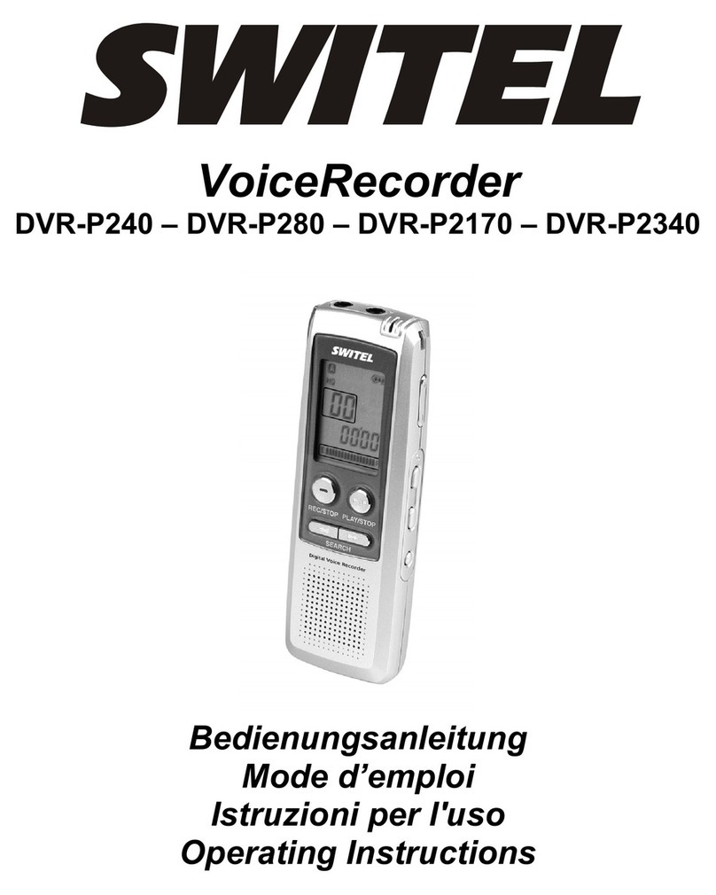 switel DVR-P240 operating instructions