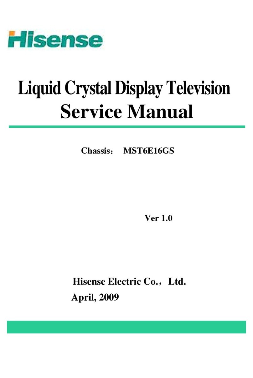 Hisense Liquid Crystal Display Television User manual
