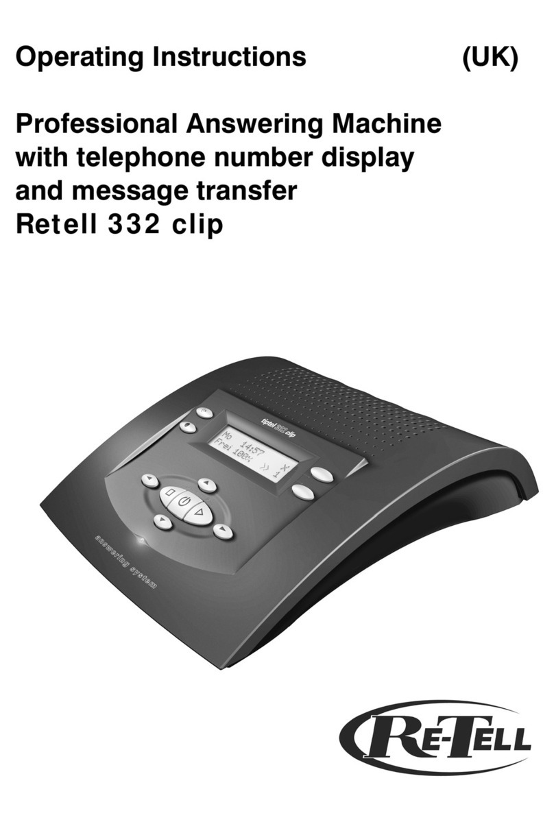 Retell 332 clip operating instructions
