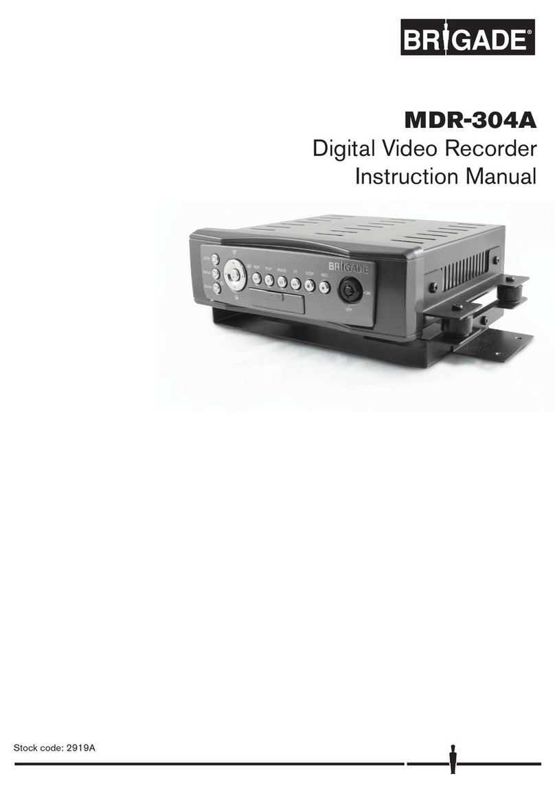 Brigade Electronics MDR-304A instruction manual