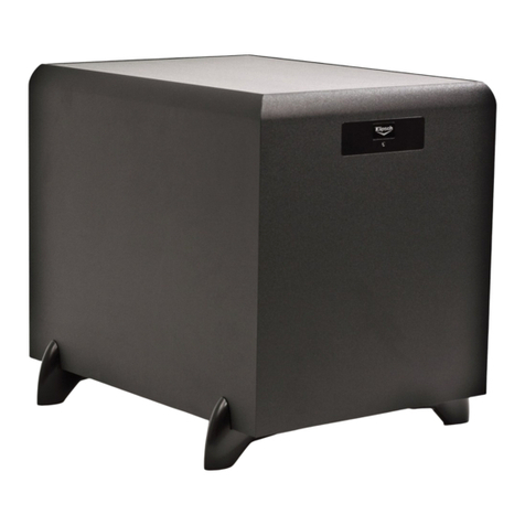 Klipsch SW-350 owner's manual