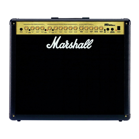 Marshall Amplification MG100DFX User manual