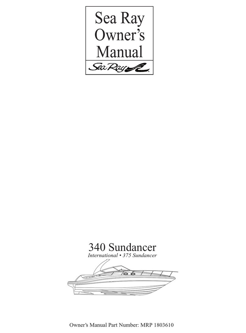 Sea Ray 340 Sundancer User manual