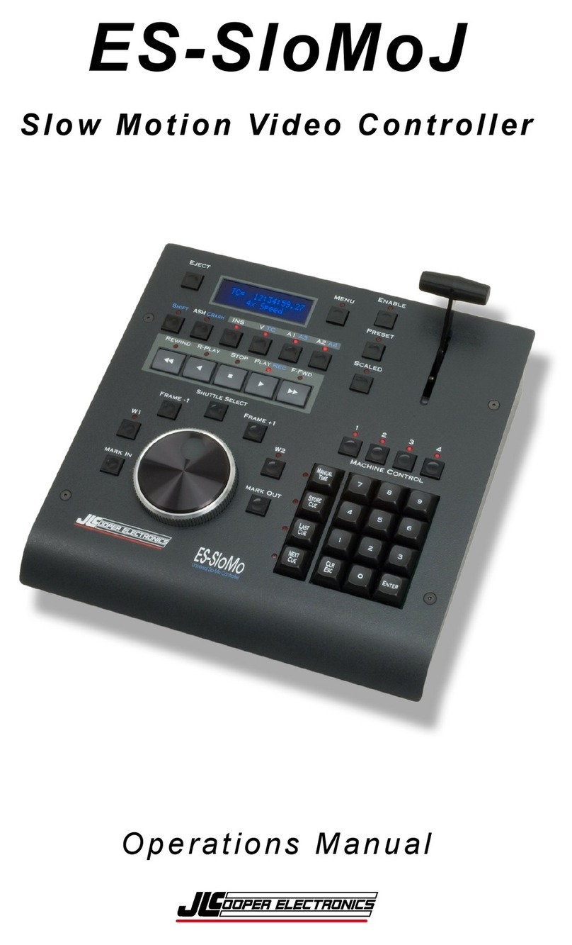 JLCooper Electronics ES-SloMoJ User manual