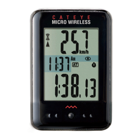 Cateye Micro wireless CC-MC200W User manual