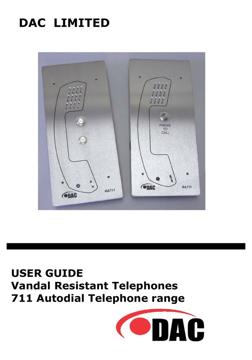 DAC Limited 711 Series user guide
