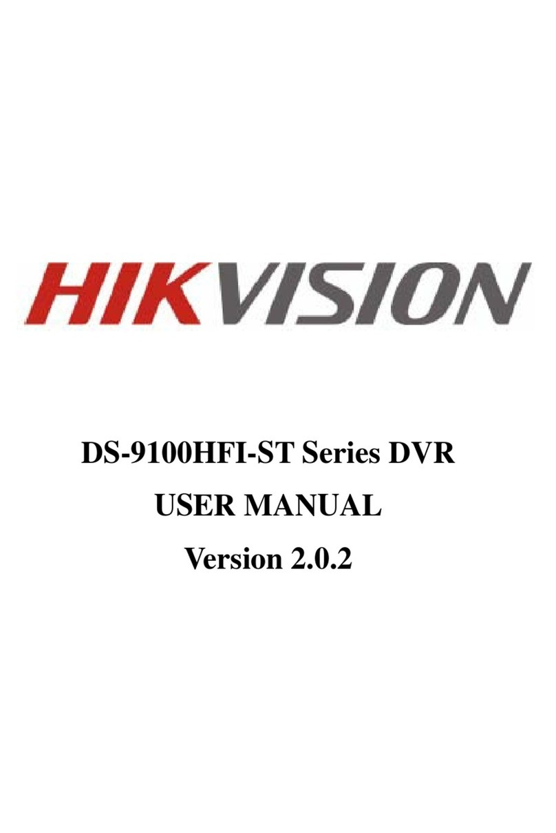 HIK VISION DS-9100HFI-ST User manual