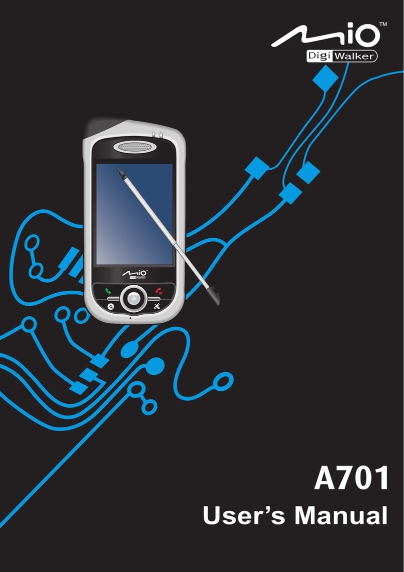 Mio DigiWalker A701 user manual
