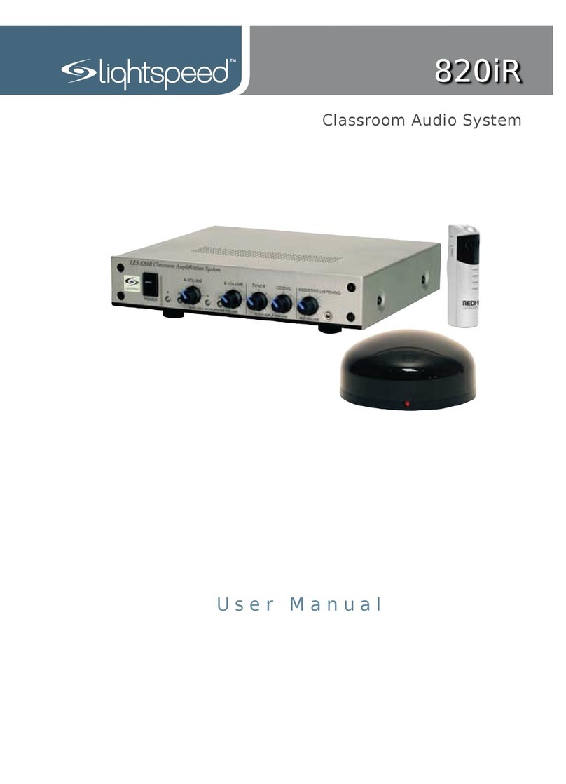 LightSpeed Technologies 820iR user manual
