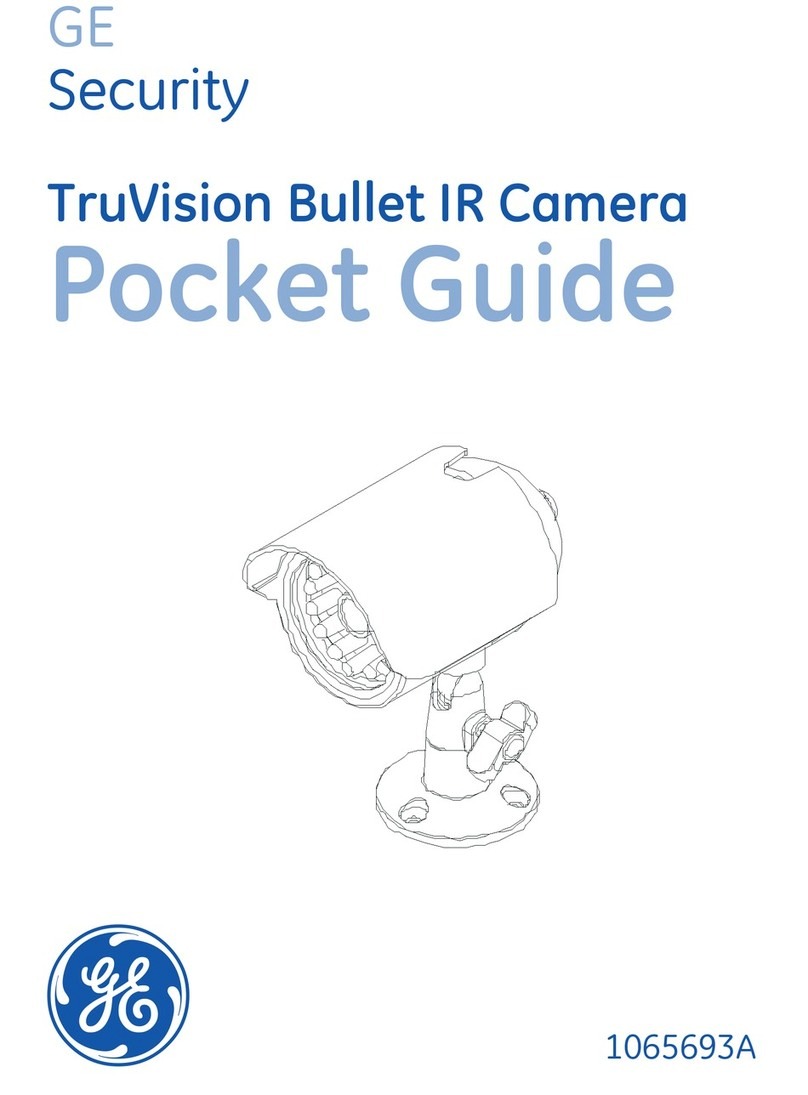 GE Security TruVision Bullet IR TVC-BIR-SR Pocket guide