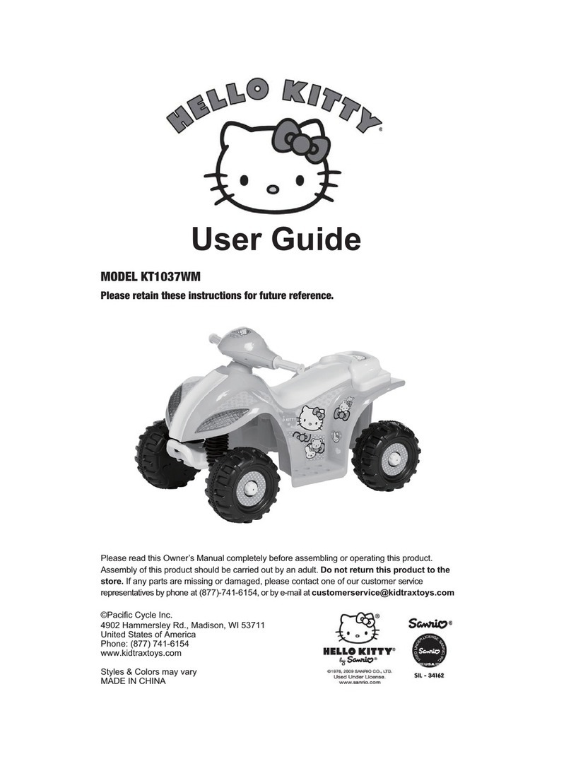 PACIFIC CYCLE Hello Kitty KT1037WM user guide