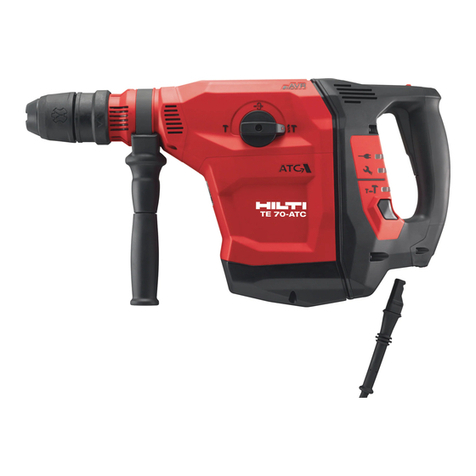 Hilti TE 80-AVR operating instructions