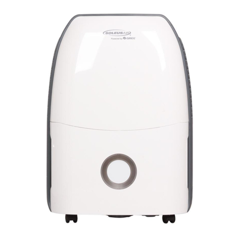 Soleus Air SG-DEH-25-4 User manual