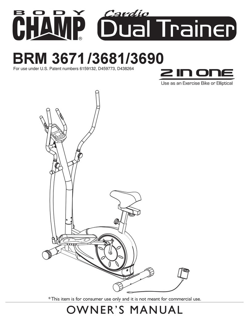 Body Champ BRM 3671 owner's manual Body Champ BRM 3671 owner's manual