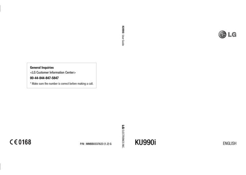 LG Vodafone KU990i User manual