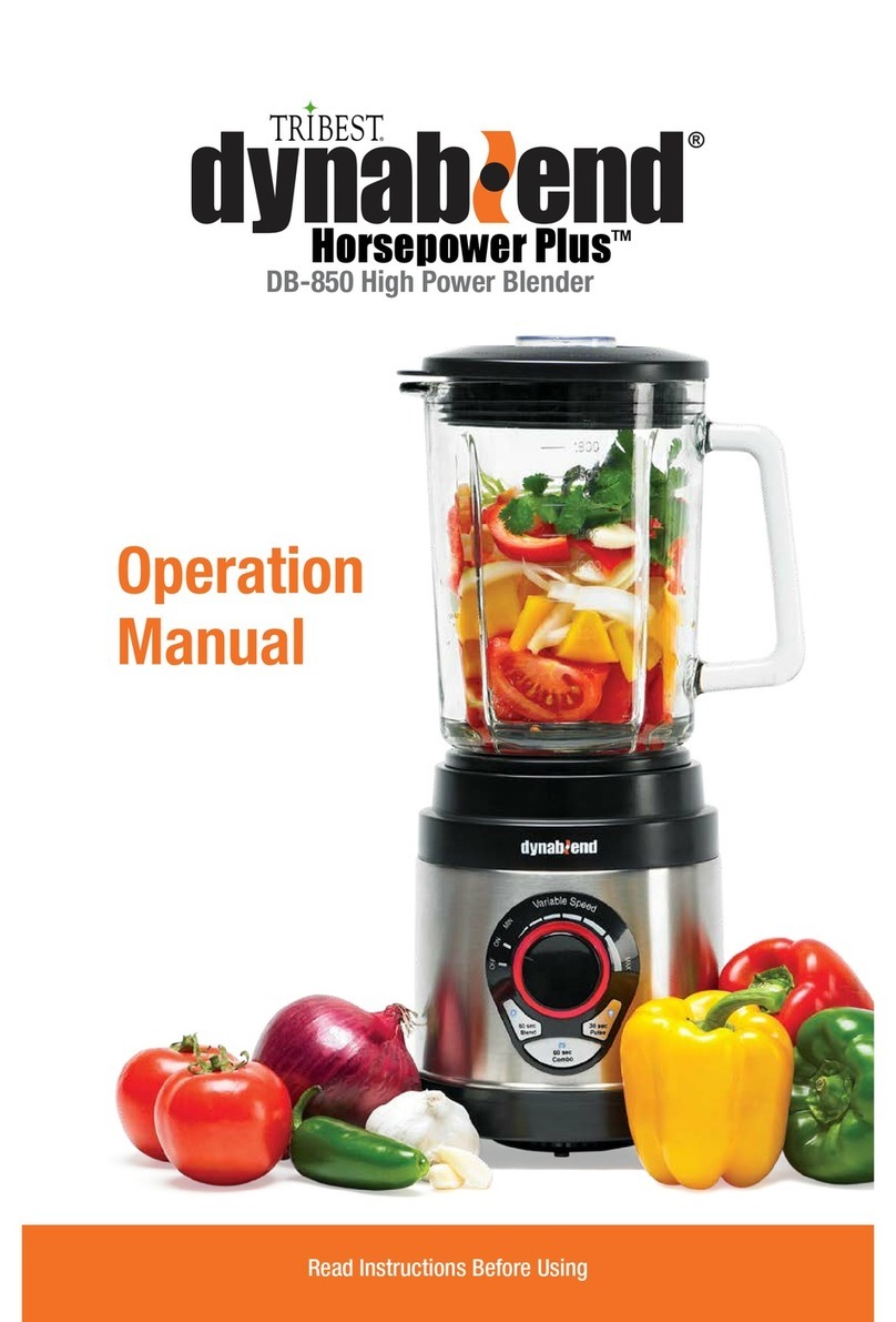 Tribest DB-850 Operation manual