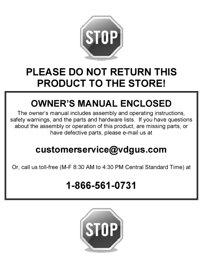 VDG KAMH-23JG owner's manual